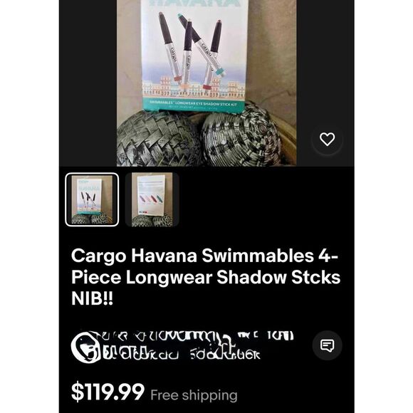 Cargo Cosmetics - NWTIB - Havana Swimmables Long Wear Eye Shadow Stick Kit. - Picture 16 of 16